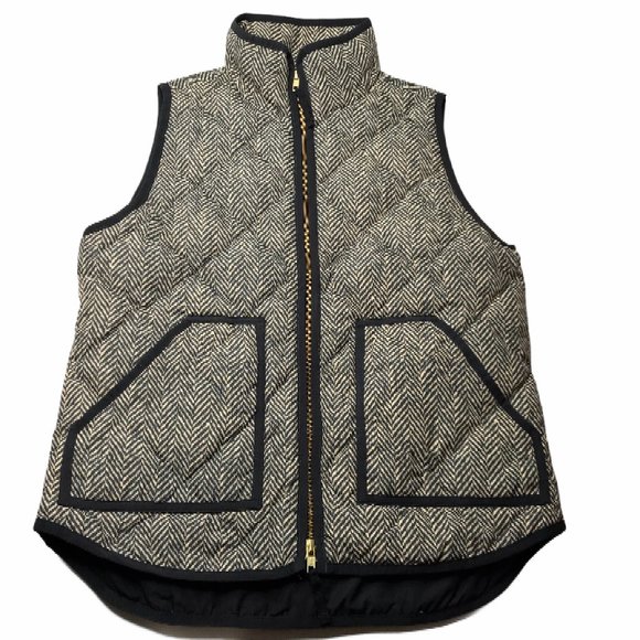 J. Crew Women's Small Vest Full Zip Puffer Puffy S